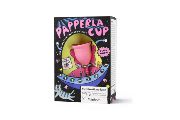 Einhorn - Menstruationstasse PapperlaCup klein