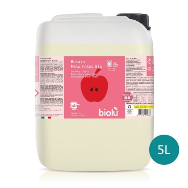 Biolù - Flüssigwaschmittel - Duft - Roter Apfel, 5L